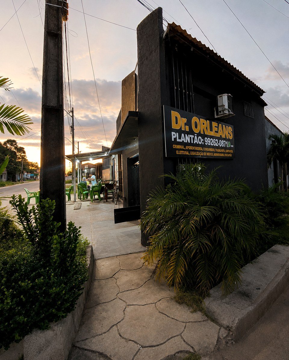 Fachada do Escritório de Advocacia Dr. Orleans em Marituba-PA